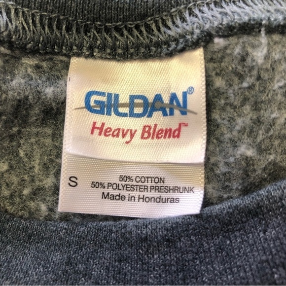 Nwot Embroidered Columbia Icefields Dark Grey Heavy Sweatshirt Unisex Size Small - Picture 5 of 10